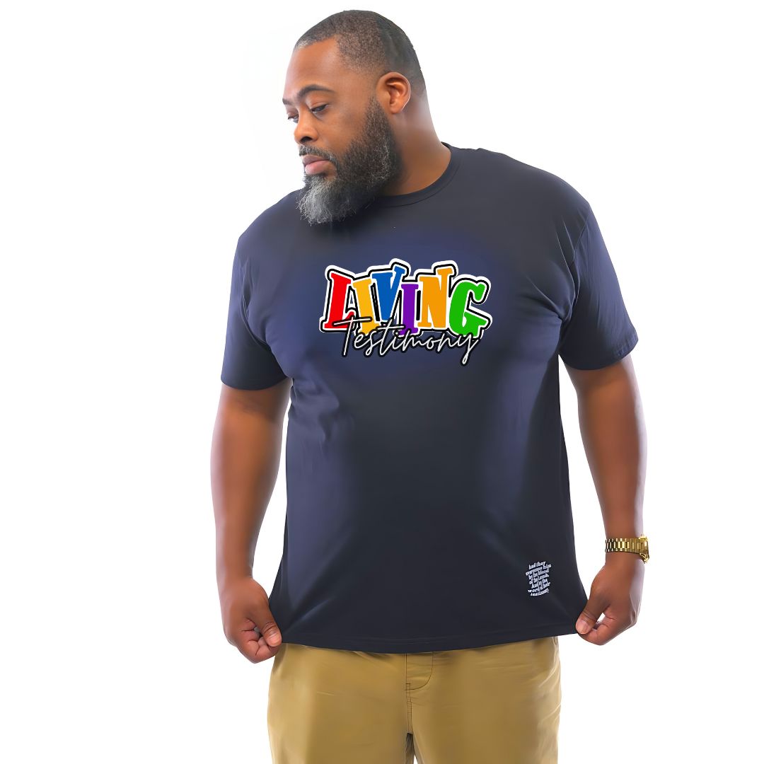 "Living Testimony" | Black Unisex Tee | Original Collection