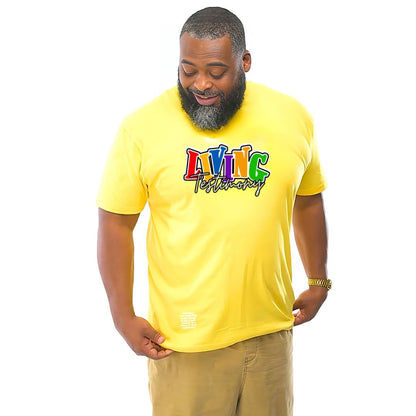 "Living Testimony" | Yellow  Unisex Tee | Original Collection
