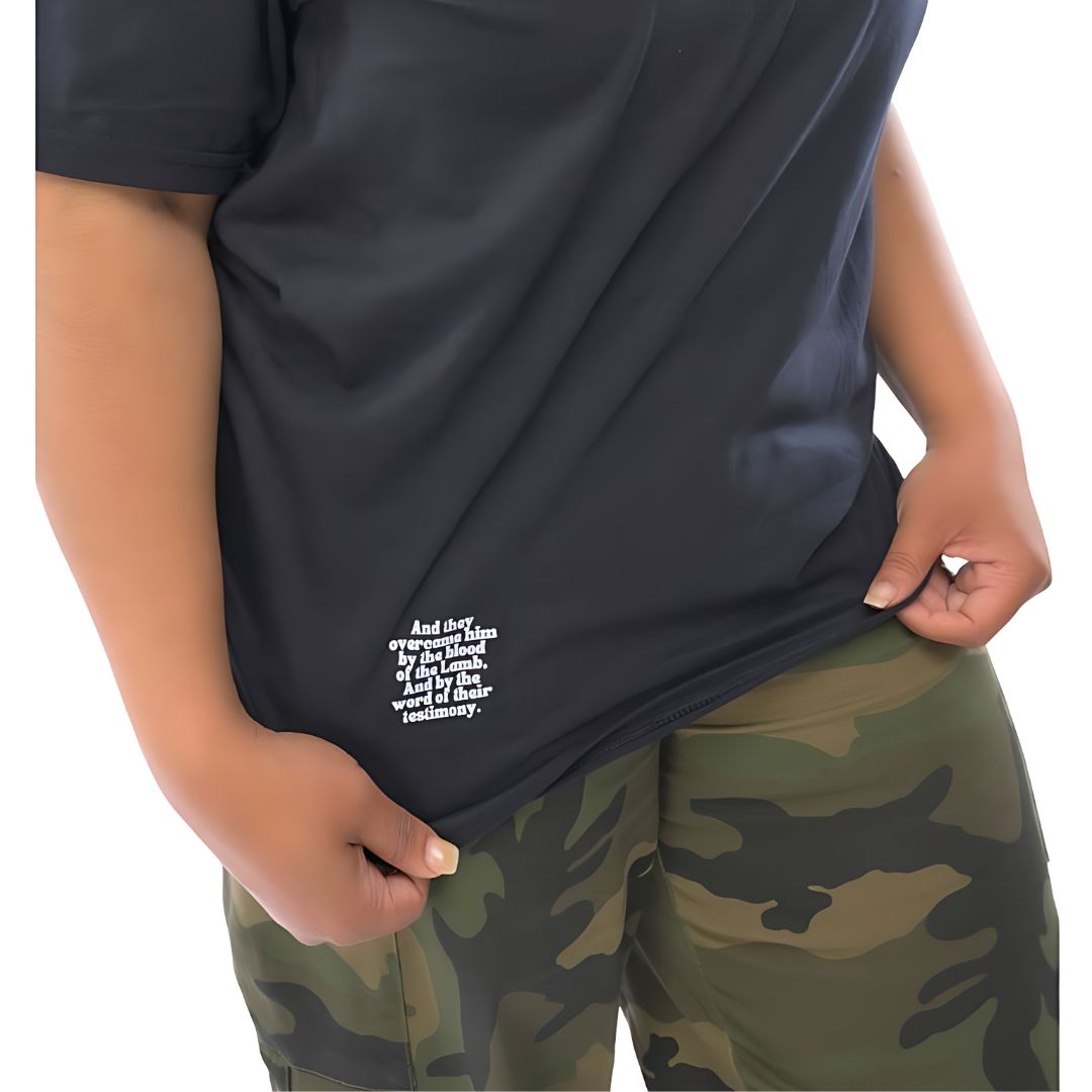 "Living Testimony" | Black Unisex Tee | Original Collection