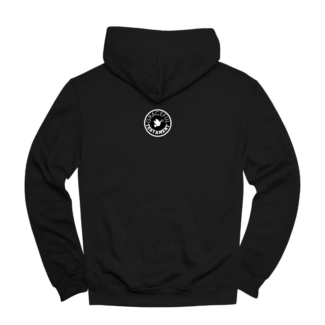 "Living Testimony"  |  Black Unisex Hoodie | Original Collection